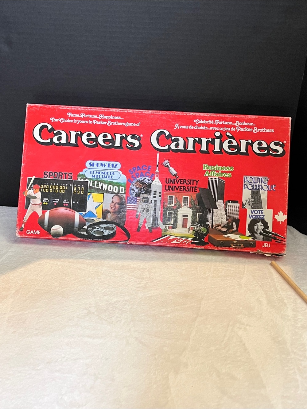 Careers Board Game by Parker Brothers - 1971 Red Edition